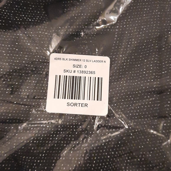 Torrid Black Shimmer Ladder Detail Trapeze Dress - Picture 6 of 8